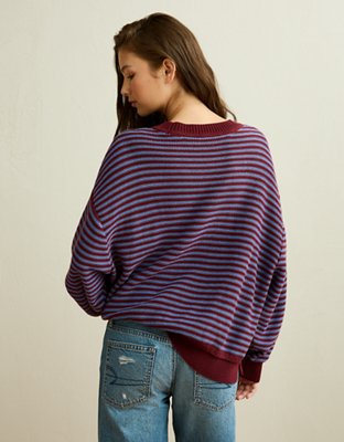 AE Oversized Crew Neck Sweater