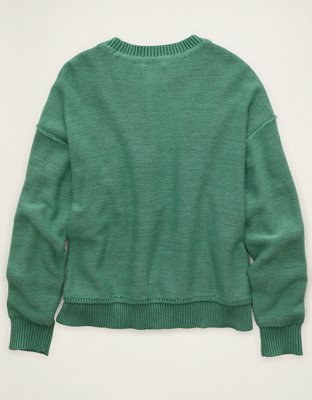 AE Oversized Crew Neck Sweater
