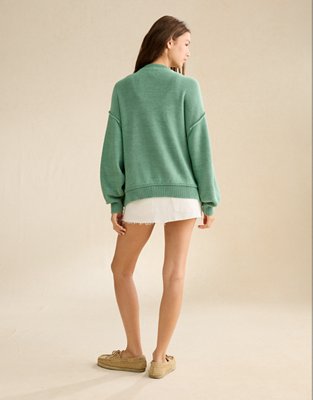 AE Oversized Crew Neck Sweater