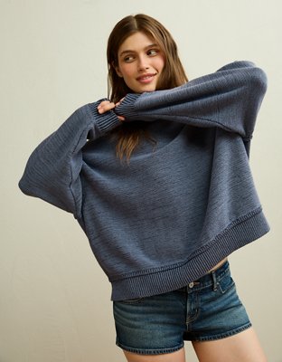 AE Oversized Crew Neck Sweater