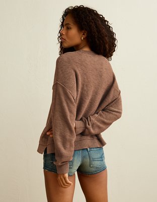 AE Oversized Crew Neck Sweater