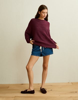 AE Oversized Crew Neck Sweater | American Eagle