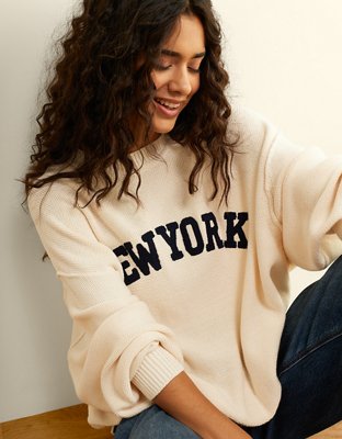 AE Oversized Crew Neck Sweater