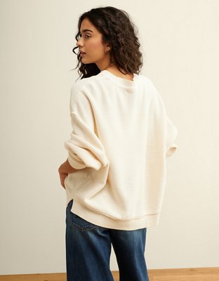 AE Oversized Crew Neck Sweater