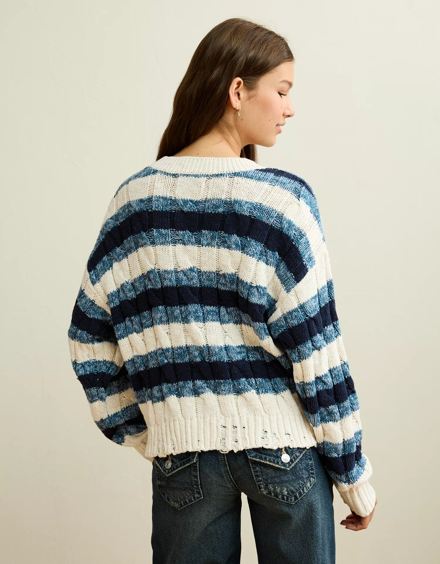 AE Cable Knit Sweater - thumbnail 2