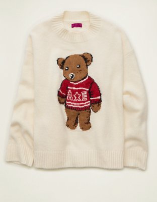 AE Whoa So Soft Snoopy Graphic Oversized Sweater