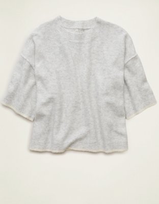 AE Whoa So Soft Short-Sleeve Sweater