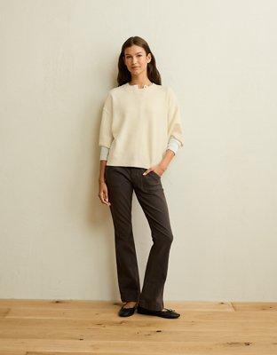 AE Whoa So Soft Short-Sleeve Sweater