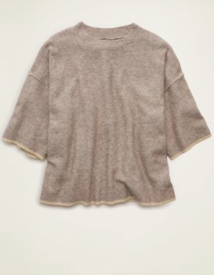 AE Whoa So Soft Short-Sleeve Sweater