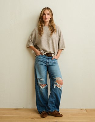 AE Whoa So Soft Short-Sleeve Sweater