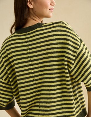 AE Whoa So Soft Short-Sleeve Sweater