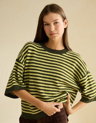 AE Whoa So Soft Short-Sleeve Sweater