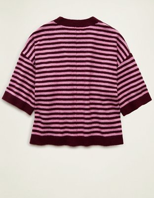 AE Whoa So Soft Short-Sleeve Sweater