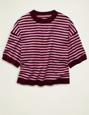 AE Whoa So Soft Short-Sleeve Sweater