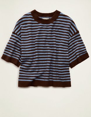 AE Whoa So Soft Short-Sleeve Sweater
