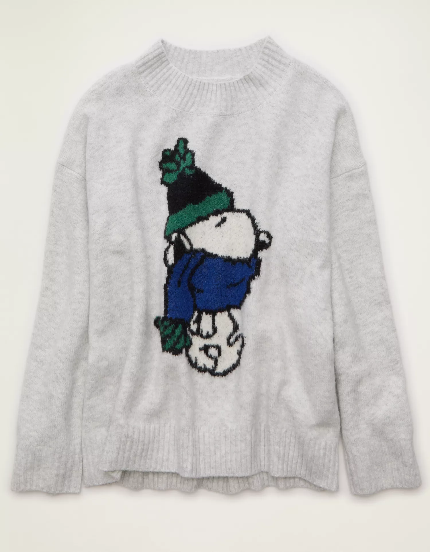 AE Whoa So Soft Snoopy Graphic Oversized Sweater - thumbnail 3