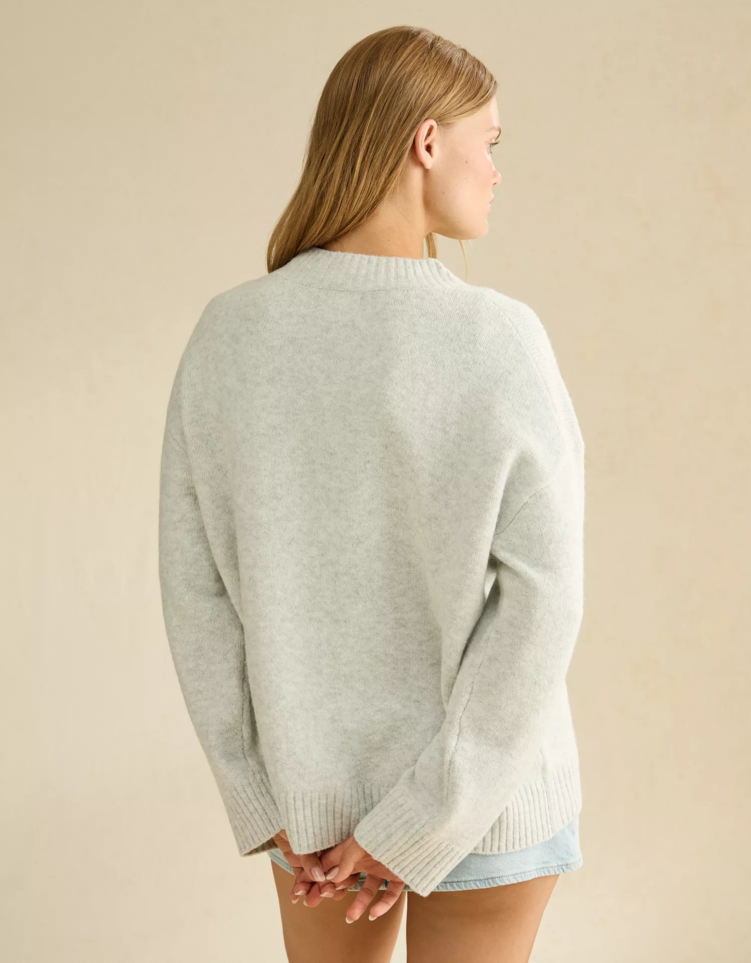 AE Whoa So Soft Snoopy Graphic Oversized Sweater - thumbnail 2
