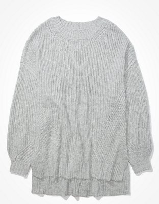 grey american eagle sweater