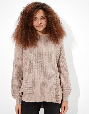 ae oversized crew neck sweater