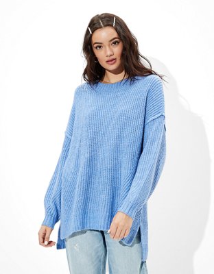 ae oversized softest crew neck sweater