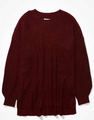 ae oversized softest crew neck sweater