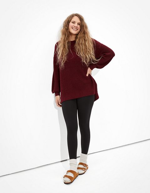 Женские свитеры American Eagle AE Oversized Dreamspun Crew Neck Sweater