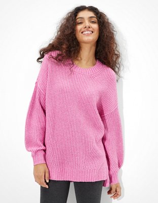 American eagle 2025 pink sweater