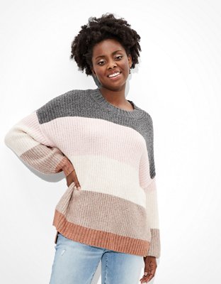 American eagle oversized dreamspun crew neck sweater sale