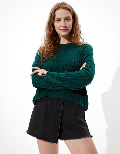 Женские свитеры American Eagle AE Dreamspun Cropped Sweater