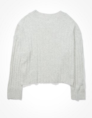 AE Cropped Dreamspun Crew Neck Sweater