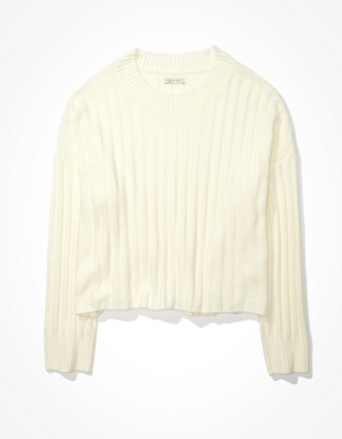 AE Cropped Dreamspun Crew Neck Sweater