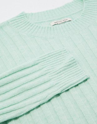 AE Cropped Dreamspun Crew Neck Sweater