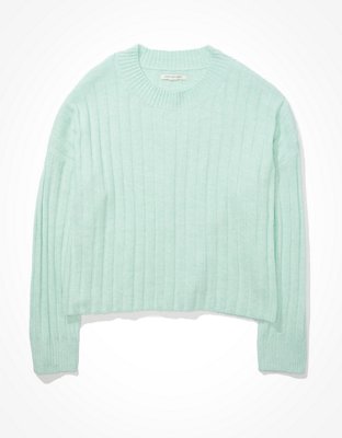 AE Cropped Dreamspun Crew Neck Sweater