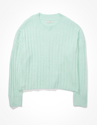 AE Cropped Dreamspun Crew Neck Sweater