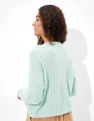 AE Cropped Dreamspun Crew Neck Sweater