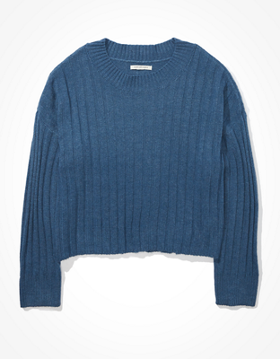 AE Cropped Dreamspun Crew Neck Sweater