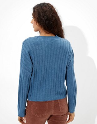 AE Cropped Dreamspun Crew Neck Sweater