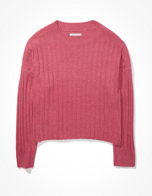 AE Cropped Dreamspun Crew Neck Sweater