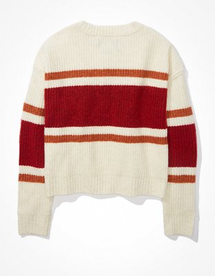 Женские свитеры American Eagle AE Striped Snowdrift Sweater — фото 4