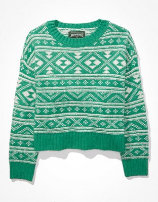 AE Fair Isle Snowdrift Sweater