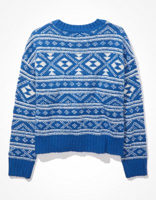 AE Fairisle Snowdrift Sweater