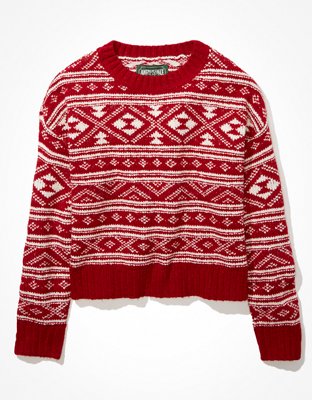 AE Fair Isle Snowdrift Sweater