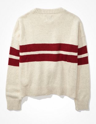 Женские свитеры American Eagle AE x Peanuts Snoopy Crew Neck Sweater — фото 4