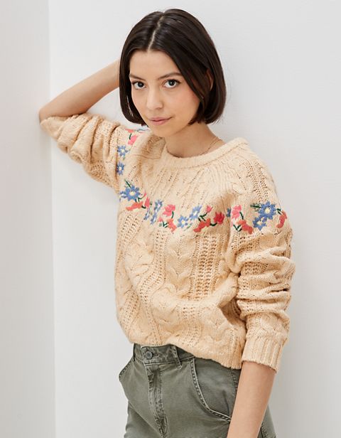 Женские свитеры American Eagle AE Embroidered Sweater