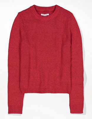 AE Cable Knit Crew Neck Sweater