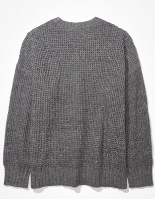 AE Oversized Waffle Knit Sweater