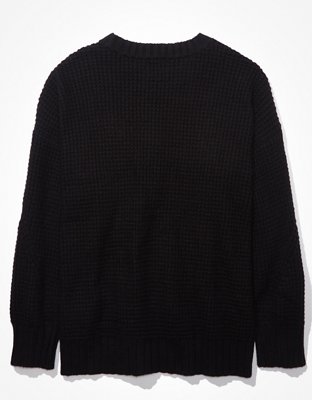 AE Oversized Waffle Knit Sweater