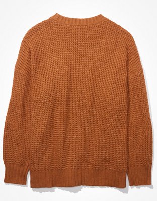 AE Oversized Waffle Knit Sweater