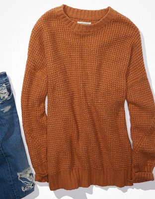 Madewell Waffle Knit Boxy Sweatshirt Tee