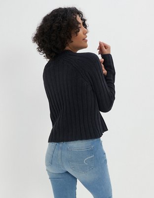 AE Long-Sleeve Ribbed Sweater